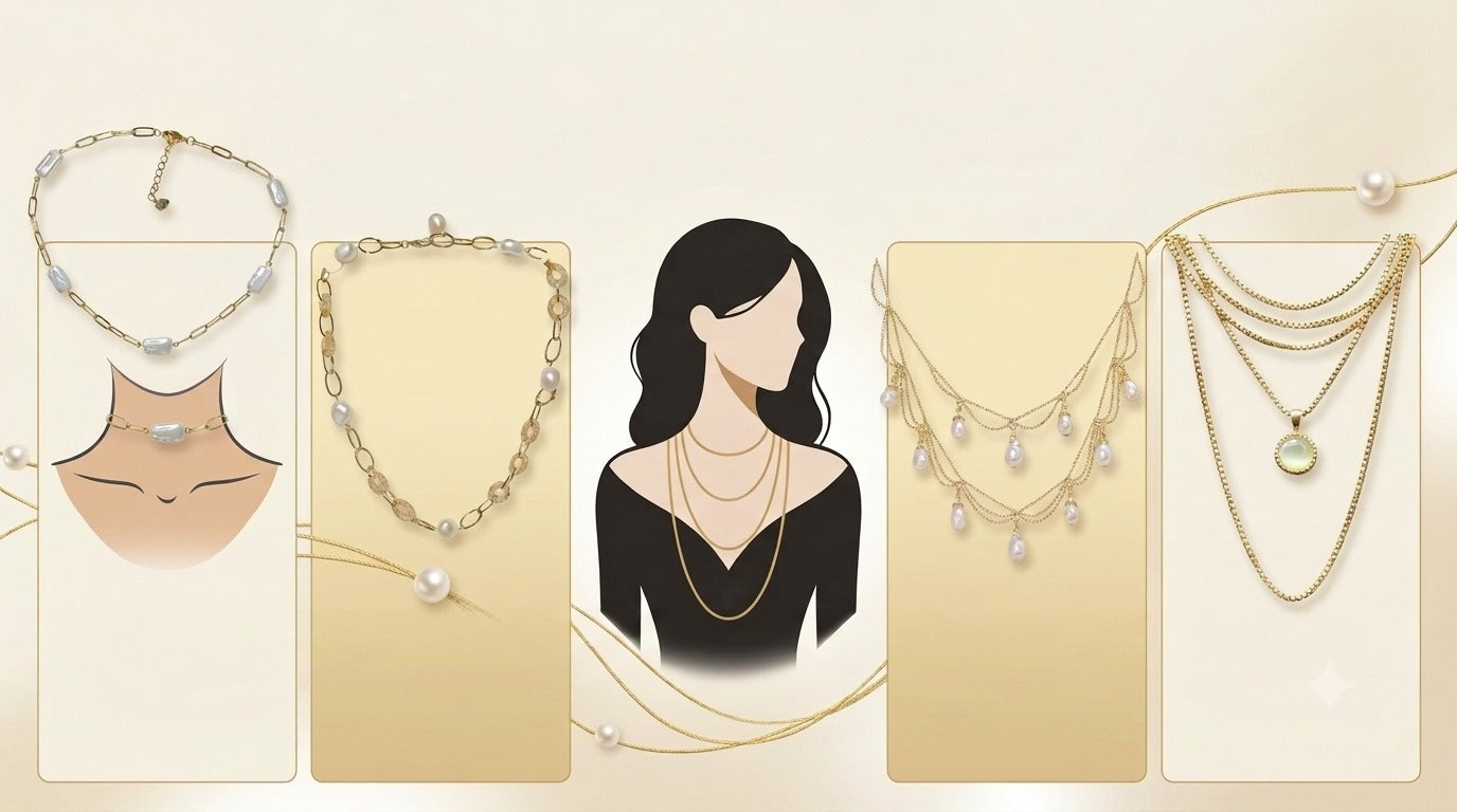 Pearl Necklace Length Guide: Choker, Princess, Opera & Rope