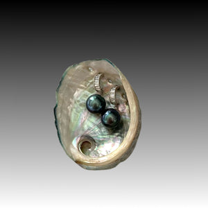 Freshwater Pearl Black Pearl Earrings - Kaileah - Akuna Pearls