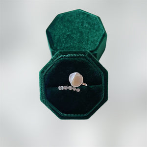 Freshwater Pearl Baroque Pearl Open Ring - Emily - Akuna Pearls