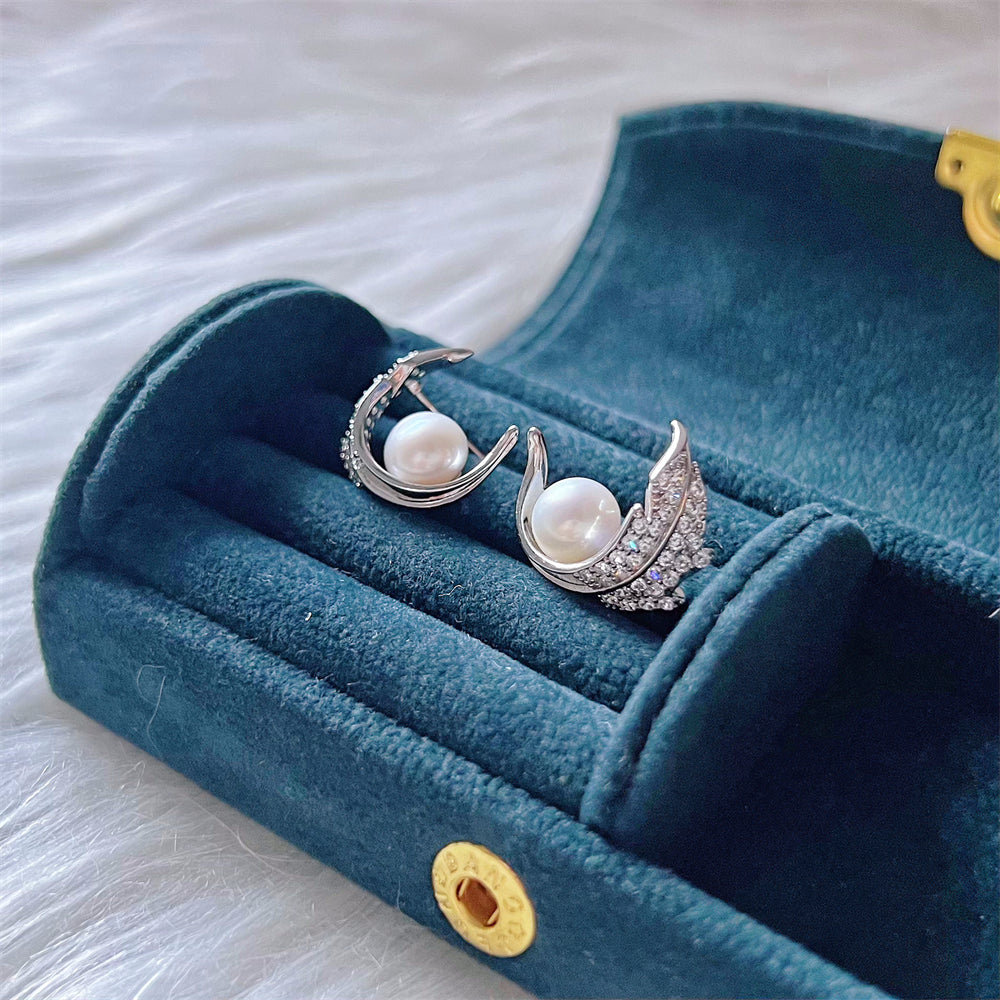 Freshwater Pearl Stud Earrings - Kaisley - Akuna Pearls