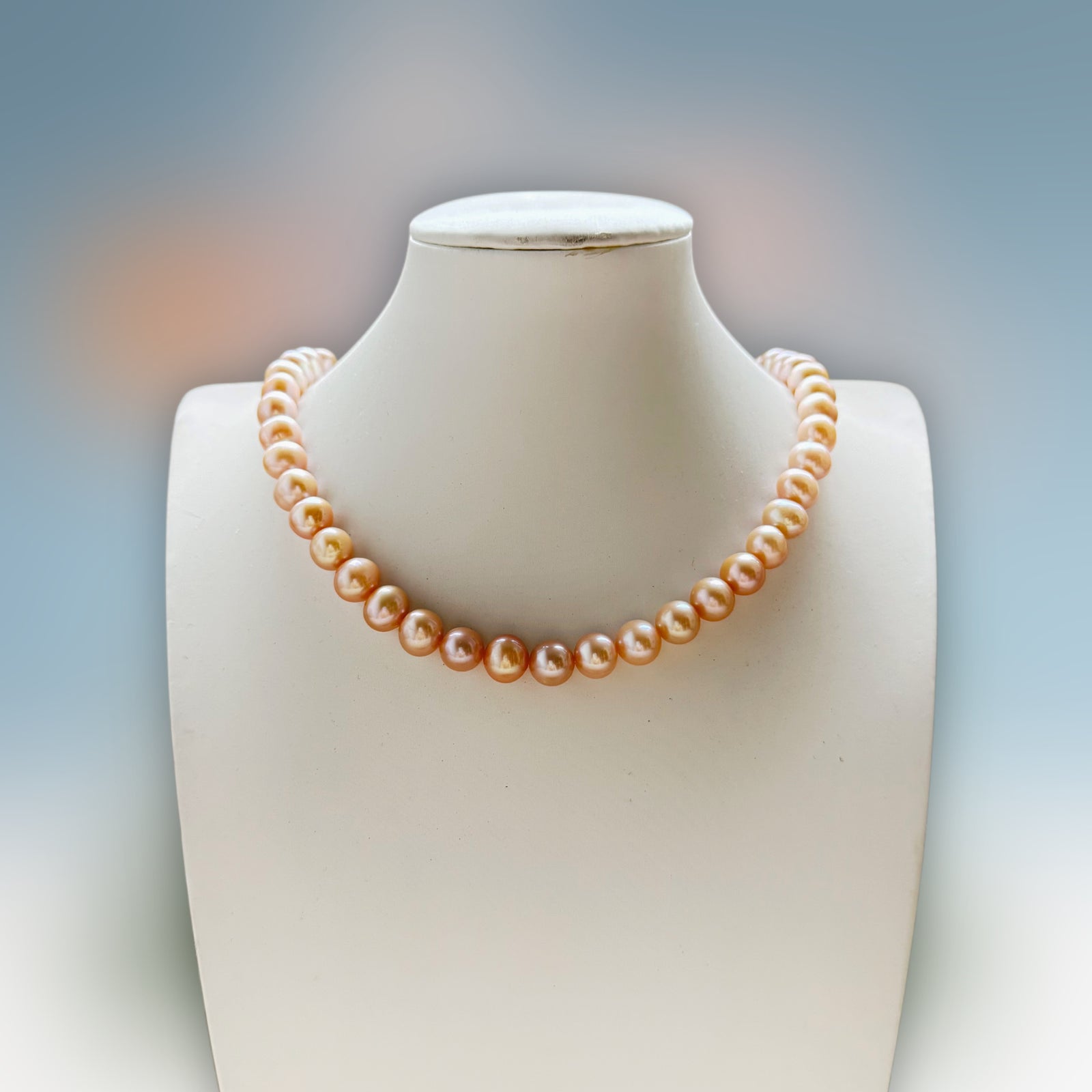 Classic Freshwater Pearl Necklace - Adrian Pink