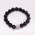 Freshwater Pearl & Natural Stone Bracelet - Obsidian - Akuna Pearls