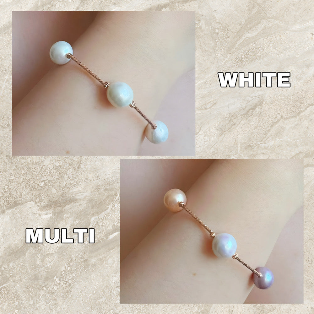 Baroque Pearl Station Bracelet - Estee - Akuna Pearls