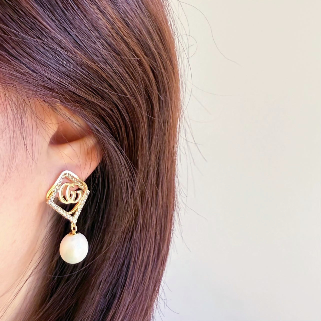 Baroque Pearl Drop Earrings - CG - Akuna Pearls