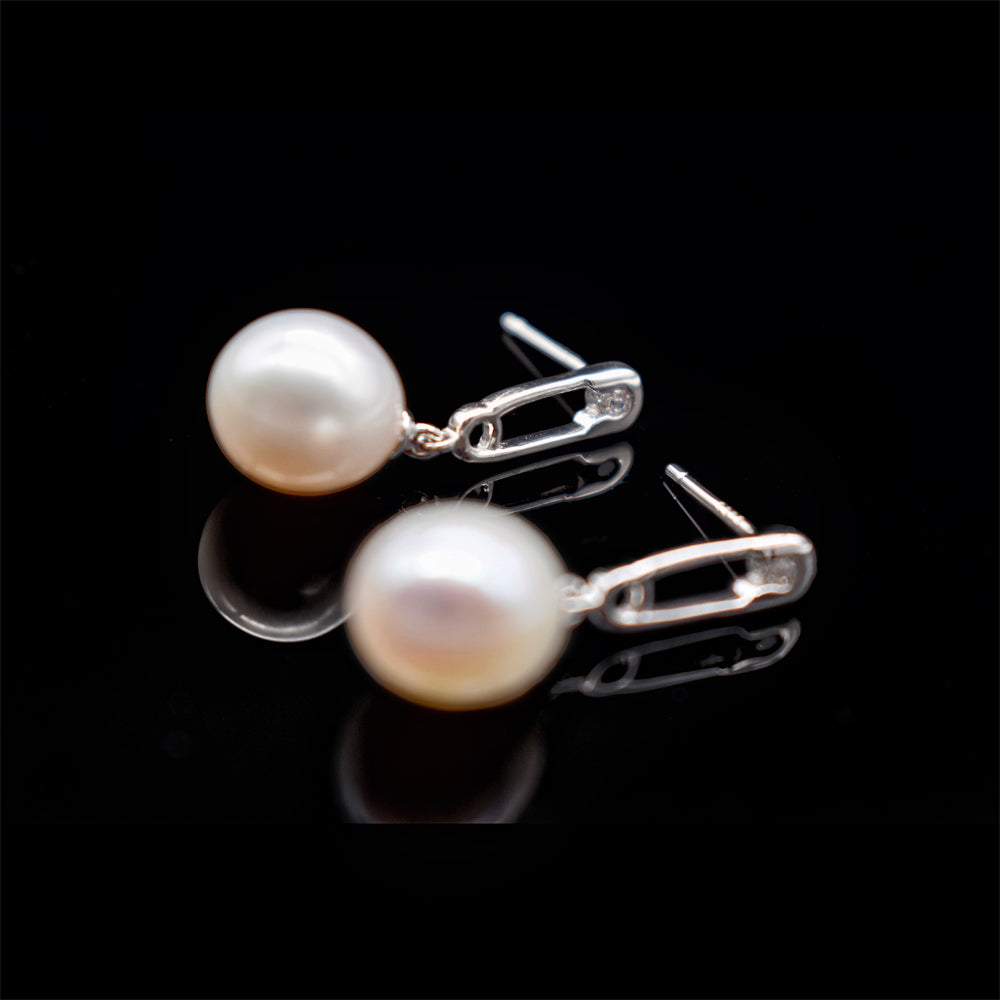 Freshwater Pearl Earrings - Cliona - Akuna Pearls