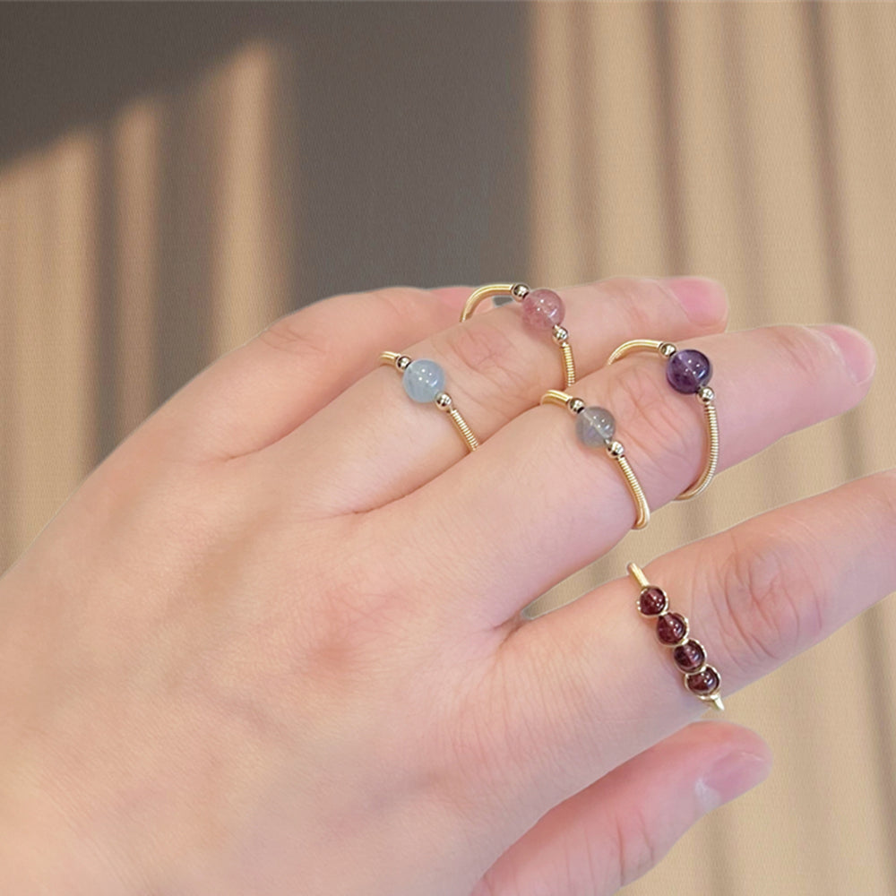 Gemstone Open Ring - Sook - Akuna Pearls
