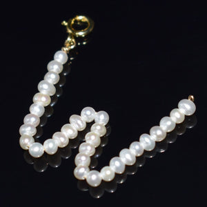 Freshwater Pearl Pendant - Letter - Akuna Pearls