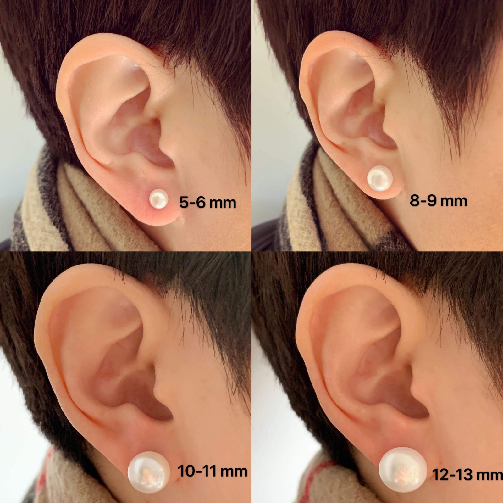 Freshwater Pearl Simple Stud Earrings - Akuna Pearls