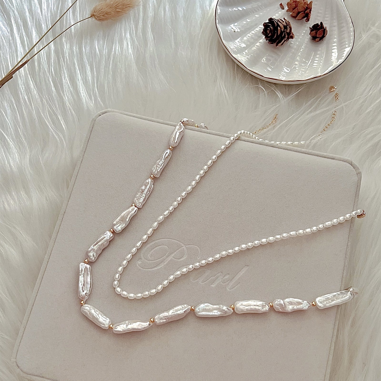 Dress up In Simplicity & Style With Classic Freshwater Baby Pearl Necklace In 2024!