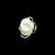 Baroque Pearl Adjustable Silver Ring - Ego - Akuna Pearls