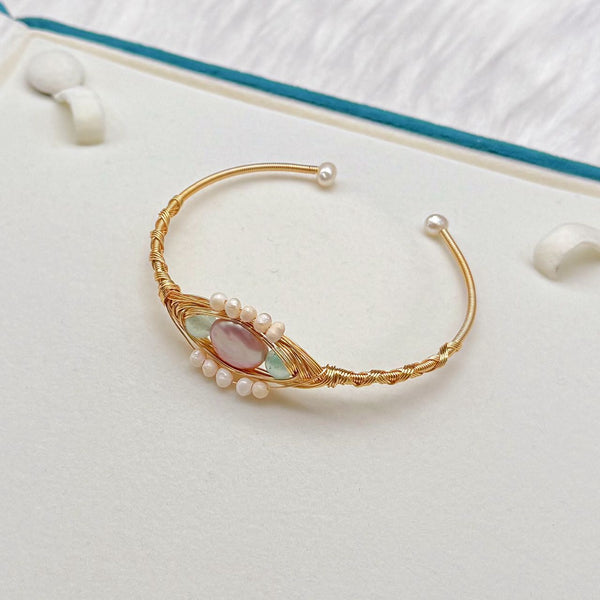 Freshwater Pearl Bangle - Hanako | Akuna Pearls