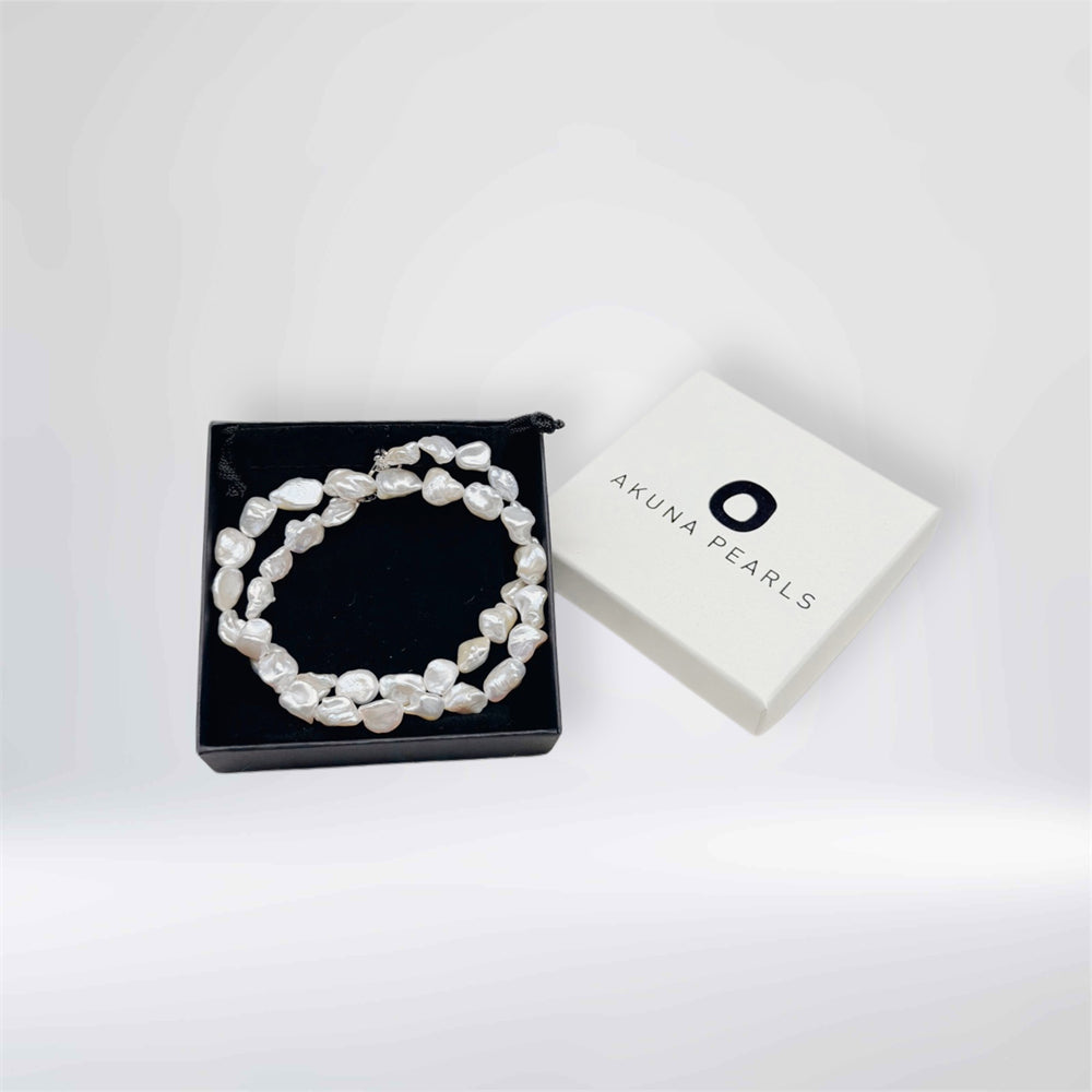 Baroque Pearl Classic Necklace - Mia - Akuna Pearls