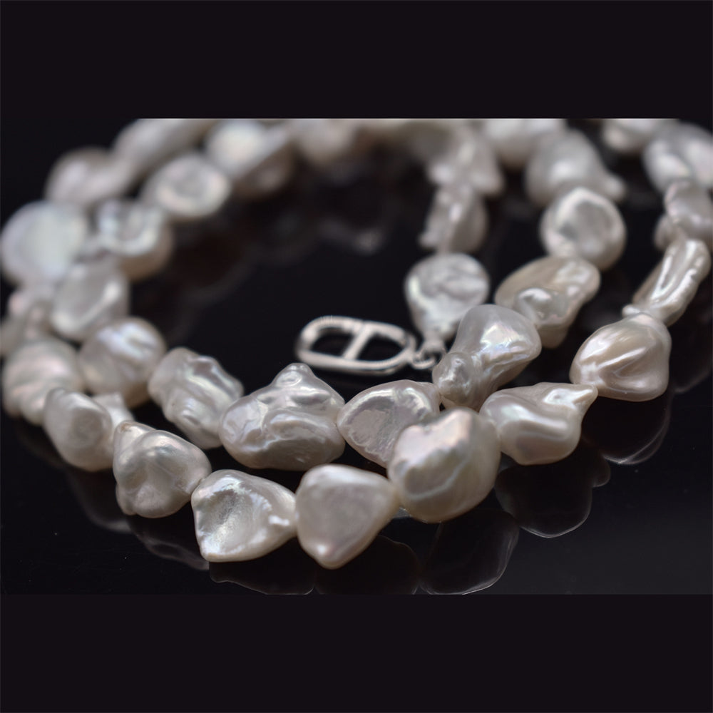 Baroque Pearl Classic Necklace - Mia - Akuna Pearls