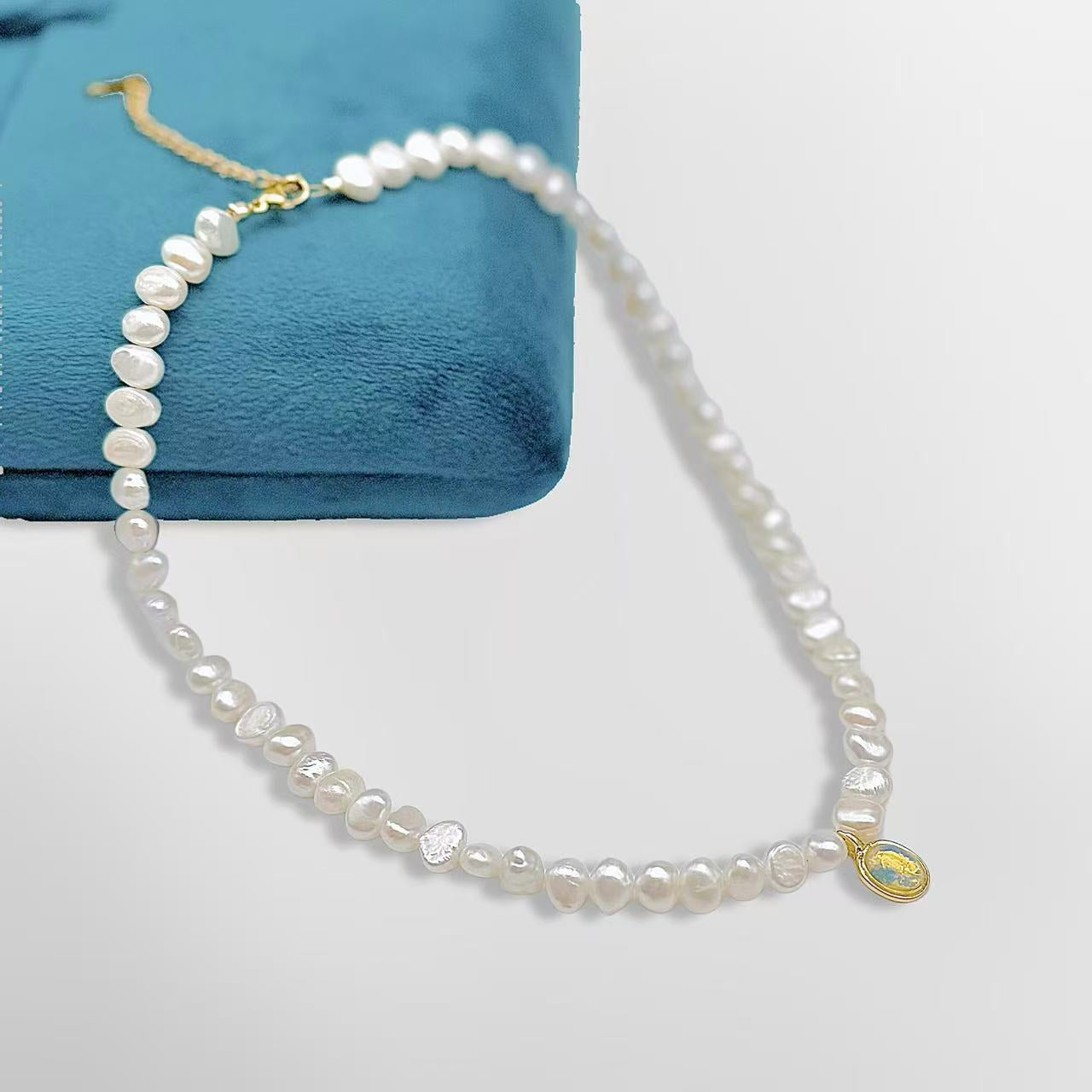 Baroque Pearl Choker Necklace - Vallea - Akuna Pearls
