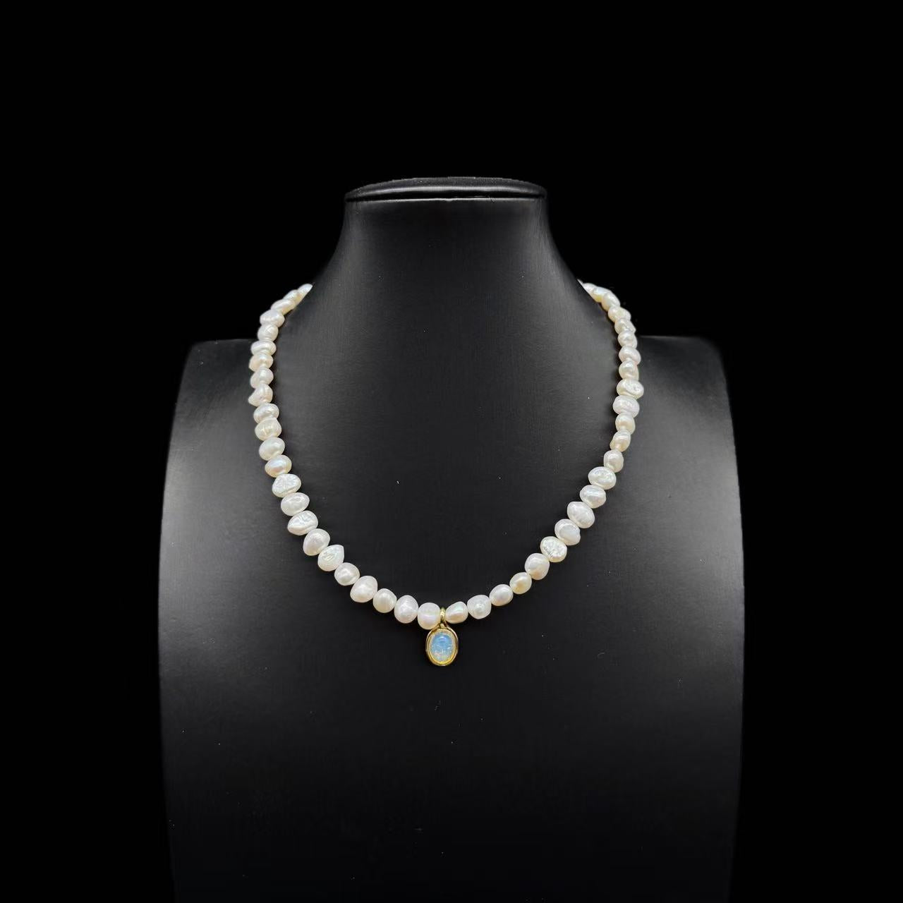 Baroque Pearl Choker Necklace - Vallea - Akuna Pearls