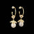 Baroque Pearl Open Hoop Stud Earrings - Blossom - Akuna Pearls