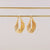 Minimal Waterproof Hoop Earrings - Chunky Lines - Akuna Pearls