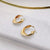 Minimal Waterproof Hoop Earrings - Chunky Lines - Akuna Pearls