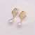 Baroque Pearl Drop Earrings - CG - Akuna Pearls