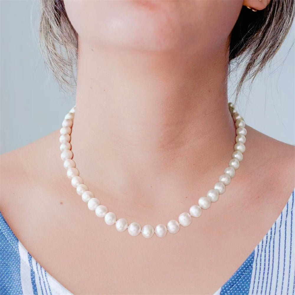 Classic Freshwater Pearl Necklace - Hayden - Akuna Pearls