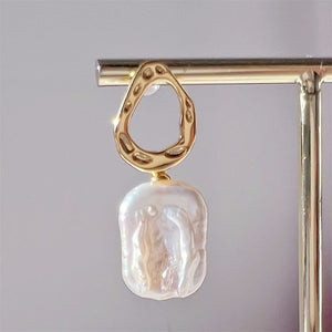 Baroque Pearl Drop Earrings - Zoe - Akuna Pearls