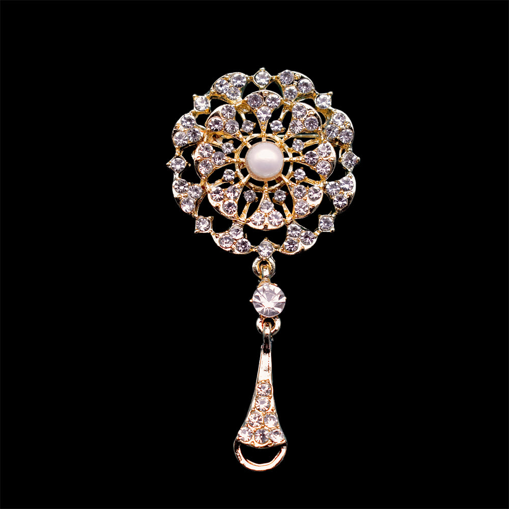 Freshwater Pearl Brooch - Celeste Radiance - Akuna Pearls