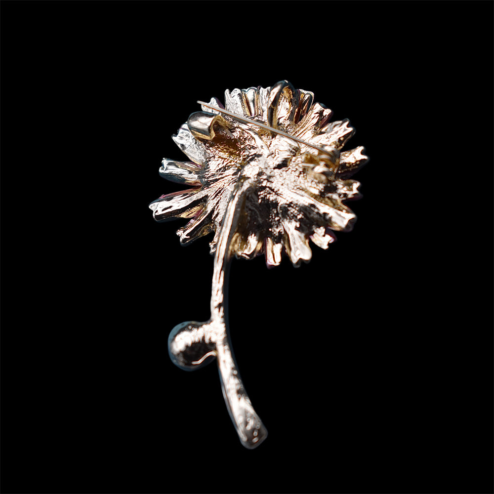 Freshwater Pearl Brooch - Gerbera - Akuna Pearls