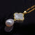 Freshwater Pearl Pendant Necklace - Clover - Akuna Pearls
