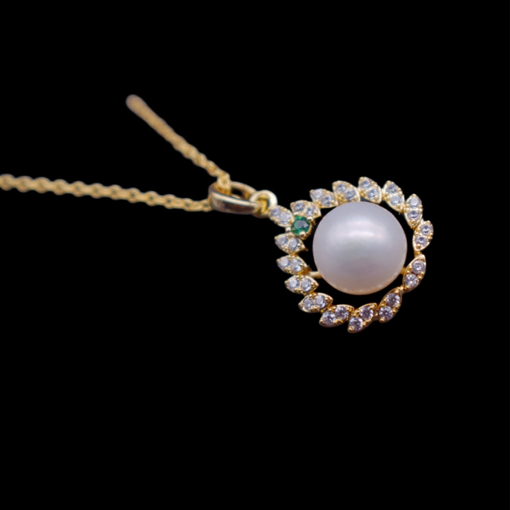 Freshwater Pearl Necklace, Earrings and Ring Gift Set - Cyra - Akuna Pearls