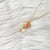 Freshwater Pearl Gold Wiring Pendant Necklace - Petunia - Akuna Pearls