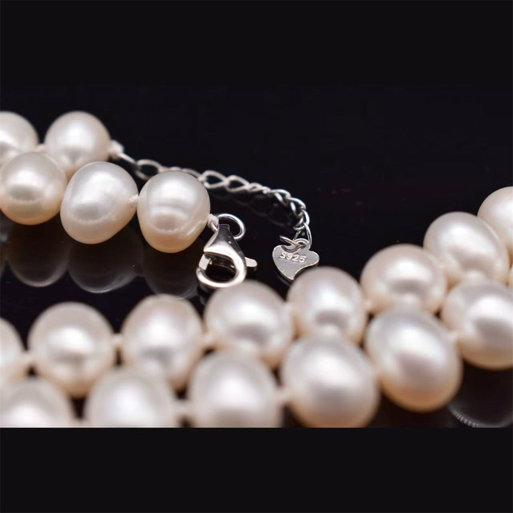 Classic Freshwater Pearl Necklace - Amoret - Akuna Pearls
