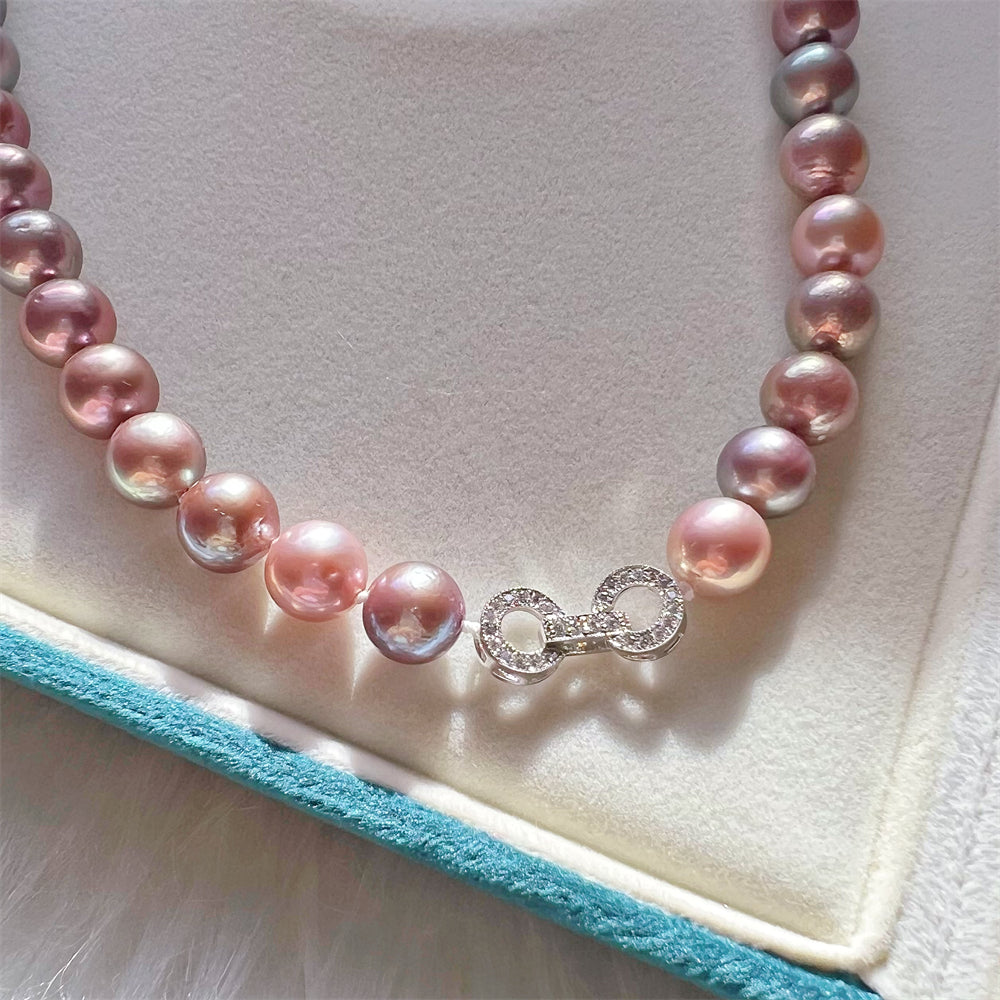 Classic Baroque Pearl Necklace - Scarlett - Akuna Pearls
