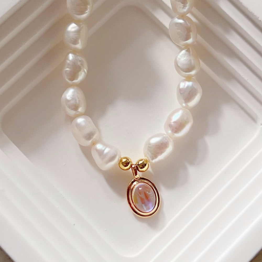 Freshwater Pearl Pendant Necklace - Molly - Akuna Pearls