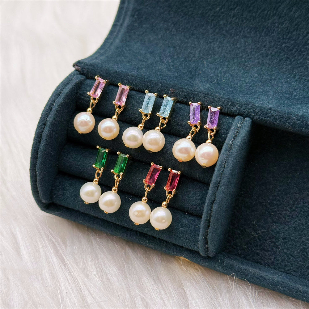 Freshwater Pearl Stud Earrings - Lynae - Akuna Pearls