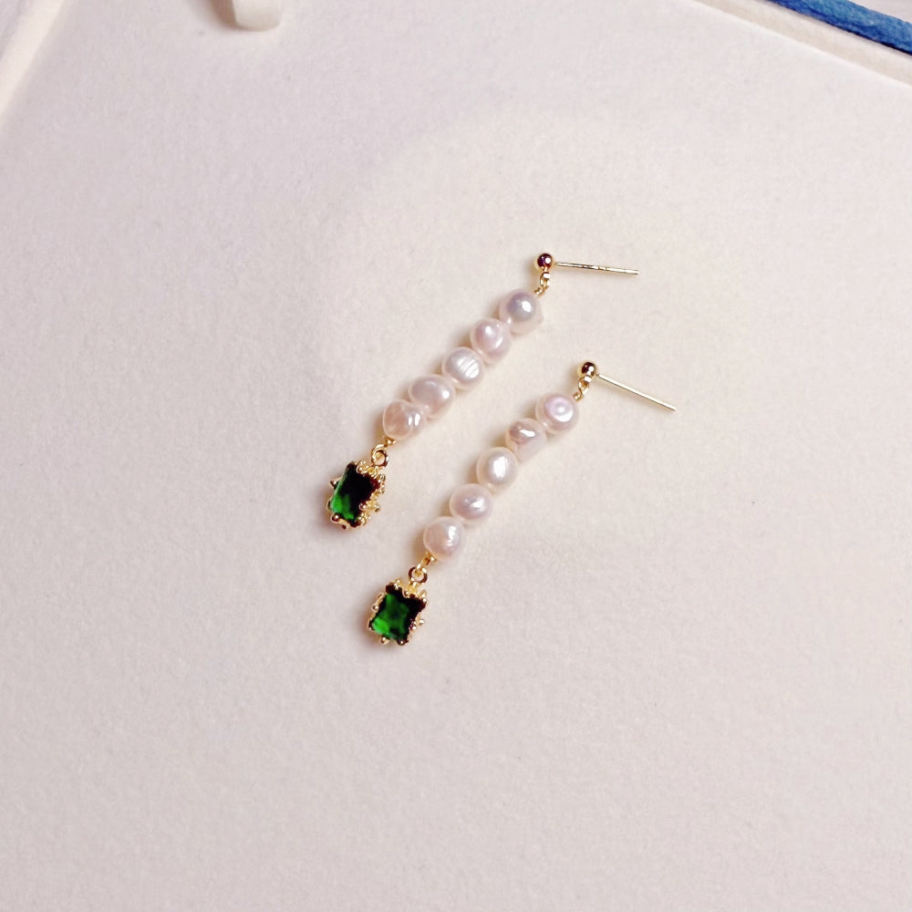 Baroque Pearl Drop Earrings - Nyla - Akuna Pearls