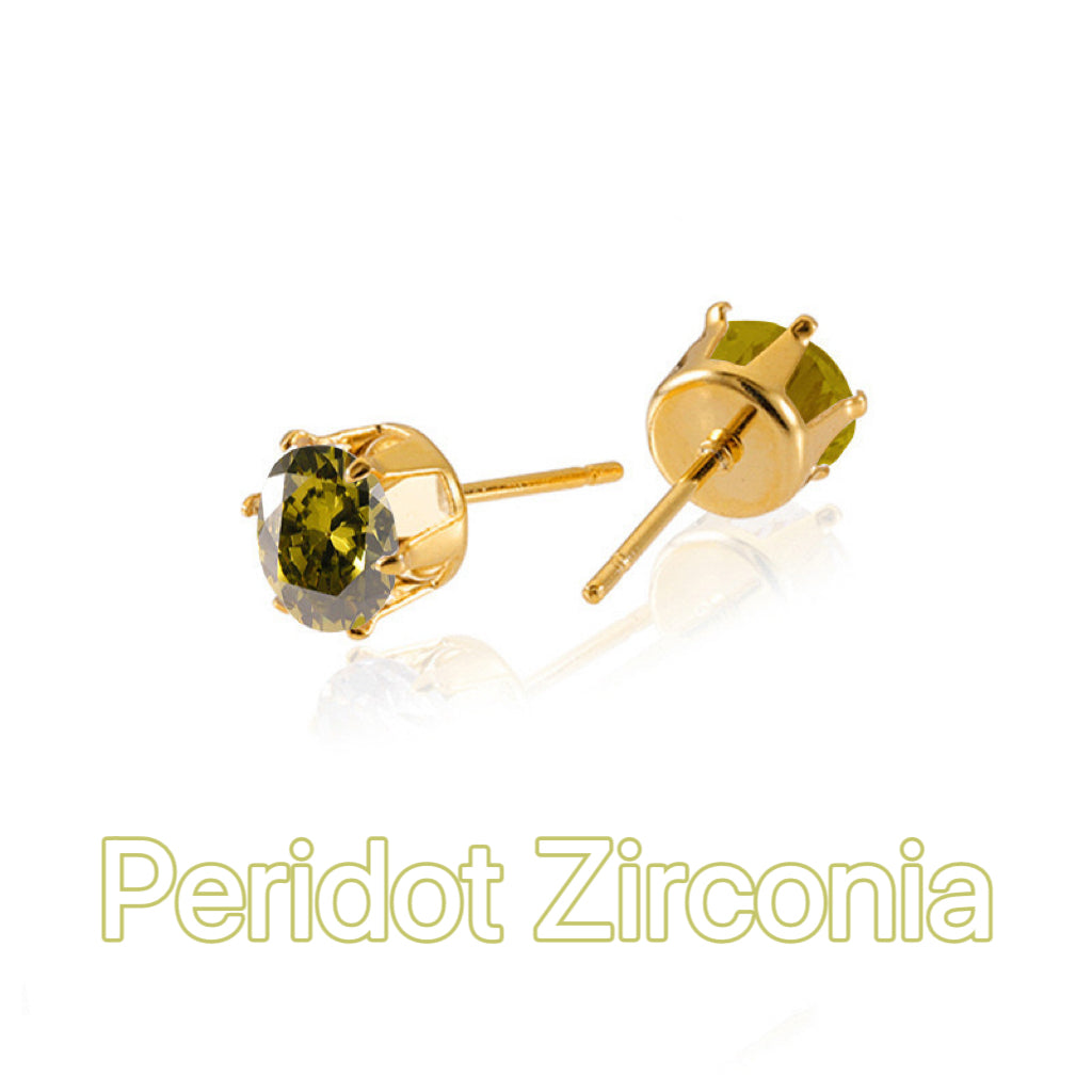 Free Waterproof Birthstone Earrings - August - Akuna Pearls