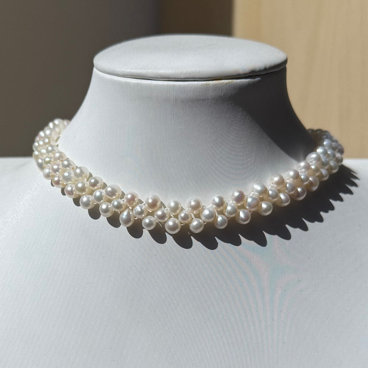 Freshwater Baby Pearl Choker Necklace - Gabriella