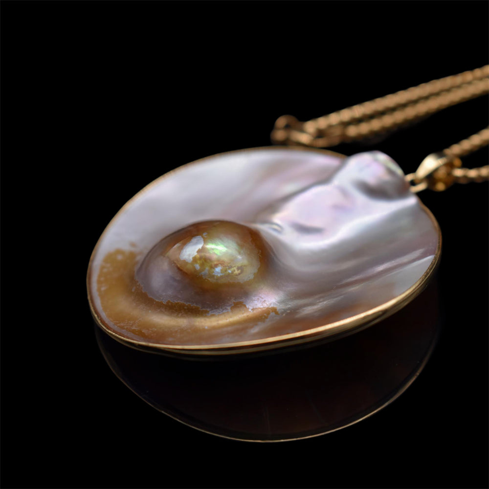 Mabe Pearl Pendant Necklace - Akuna Pearls