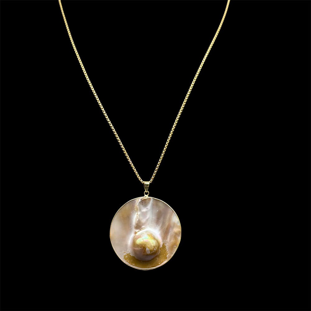 Mabe Pearl Pendant Necklace - Akuna Pearls