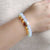 Freshwater Pearl & Natural Stone Bracelet - Opalite - Akuna Pearls