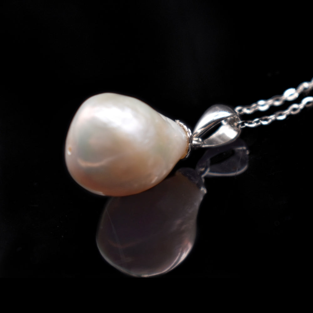 Baroque Pearl Pendant Necklace - Ego - Akuna Pearls