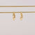 Minimal Waterproof Hoop Earrings - Small Twist Hoop - Akuna Pearls