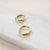 Minimal Waterproof Hoop Earrings - Small Twist Hoop - Akuna Pearls