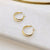 Minimal Titanium Waterproof Hoop Earrings - Small Double Hoop - Akuna Pearls