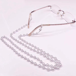 Faux Pearl Eyeglass Chain/ Mask Chain - May - Akuna Pearls