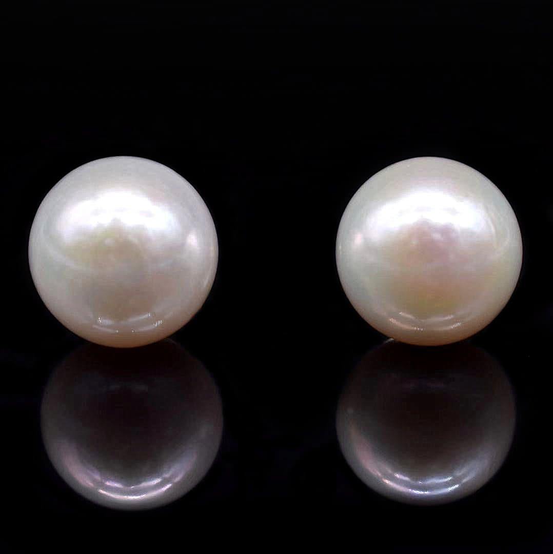 Mabe Pearl Stud Earrings - Selena - Akuna Pearls