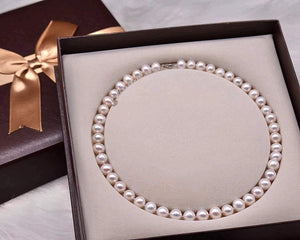 Classic Freshwater Pearl Necklace - Amoret - Akuna Pearls