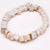 Mother of Pearls Stretch Bracelet - Block - Akuna Pearls