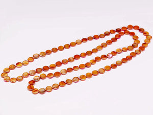 Mother of Pearls Long Necklace - Disc - Akuna Pearls