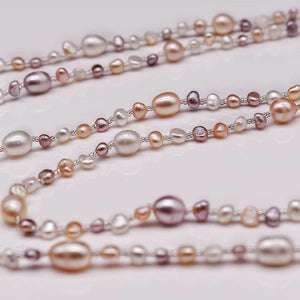 Baroque Pearl Long Necklace - Jora - Akuna Pearls